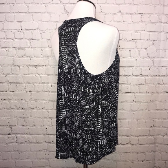 H&M Racerback Tank with Black and White Design - Picture 5 of 8